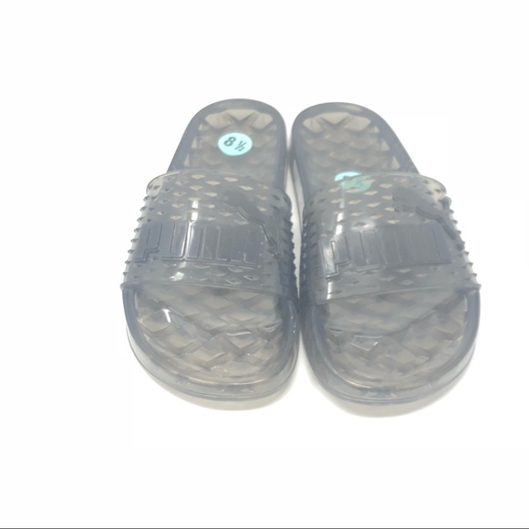 Rihanna Puma Fenty Jelly Slides Grey unworn - Picture 1 of 4